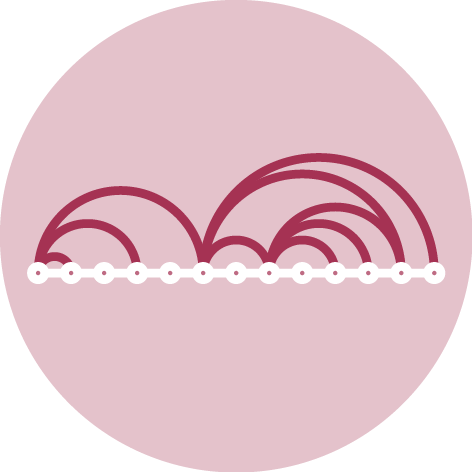 Dataviz logo representing a Arc chart.