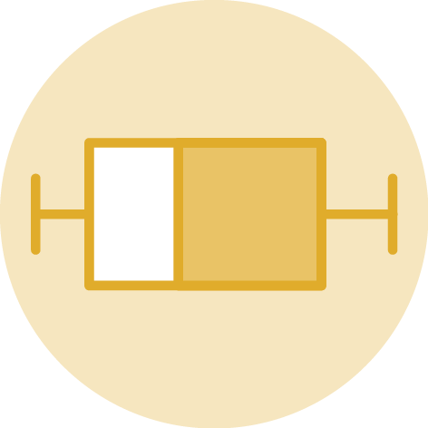 Dataviz logo representing a Box1 chart.