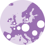 Dataviz logo representing a BubbleMap chart.