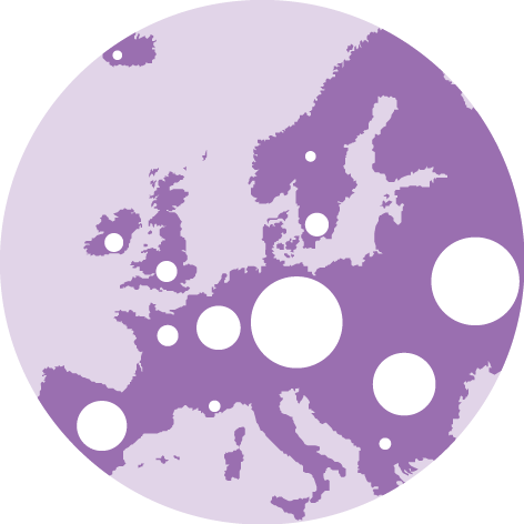 Dataviz logo representing a BubbleMap chart.