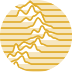 Dataviz logo representing a Joyplot chart.
