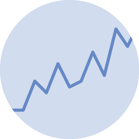Dataviz logo representing a Line chart.