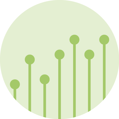 Dataviz logo representing a Lollipop chart.