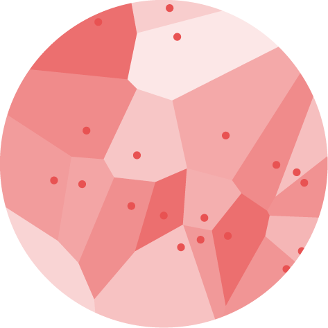 Dataviz logo representing a Voronoi chart.